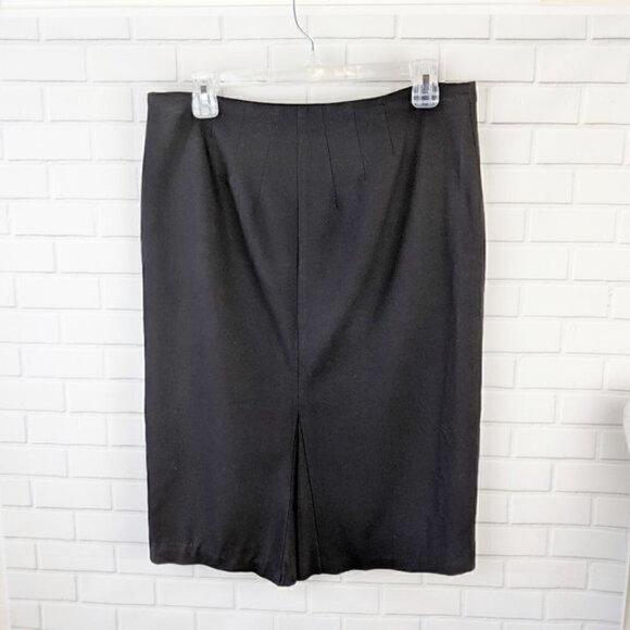 Worthington Black Straight Skirt Women's 8 - Picture 3 of 5
